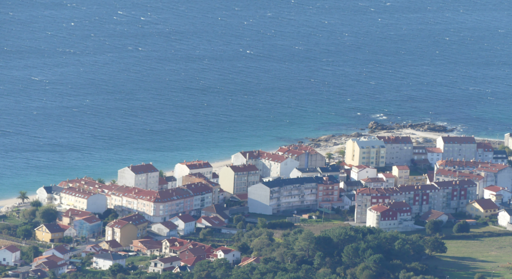 Edificios en Portosín (Porto do Son)